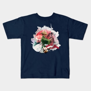 Japanese Collage Concept Kids T-Shirt